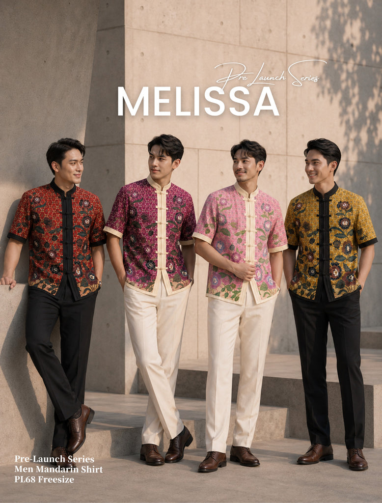 (Presale)Premium Batik CNY Men's Top(预购)新春/家庭情侣巴迪风印花男装上衣 (ME) PL68