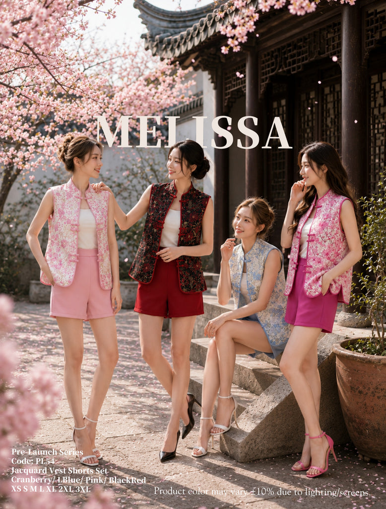 (预购)Premium CNY Jacquard Vest Short Set (Presale)2027家族织锦新春马甲短裤套装 (ME) PL54