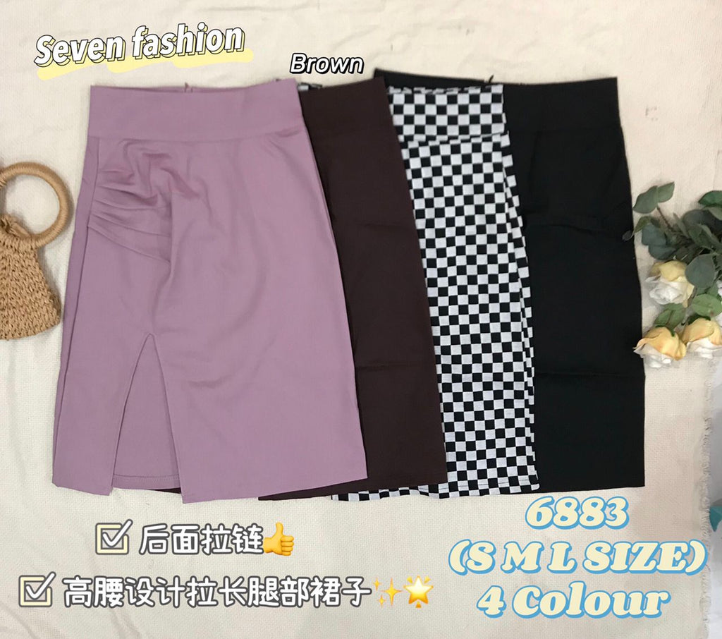 Premium Lady Skirt 气质高腰半身裙 (SE) 6883