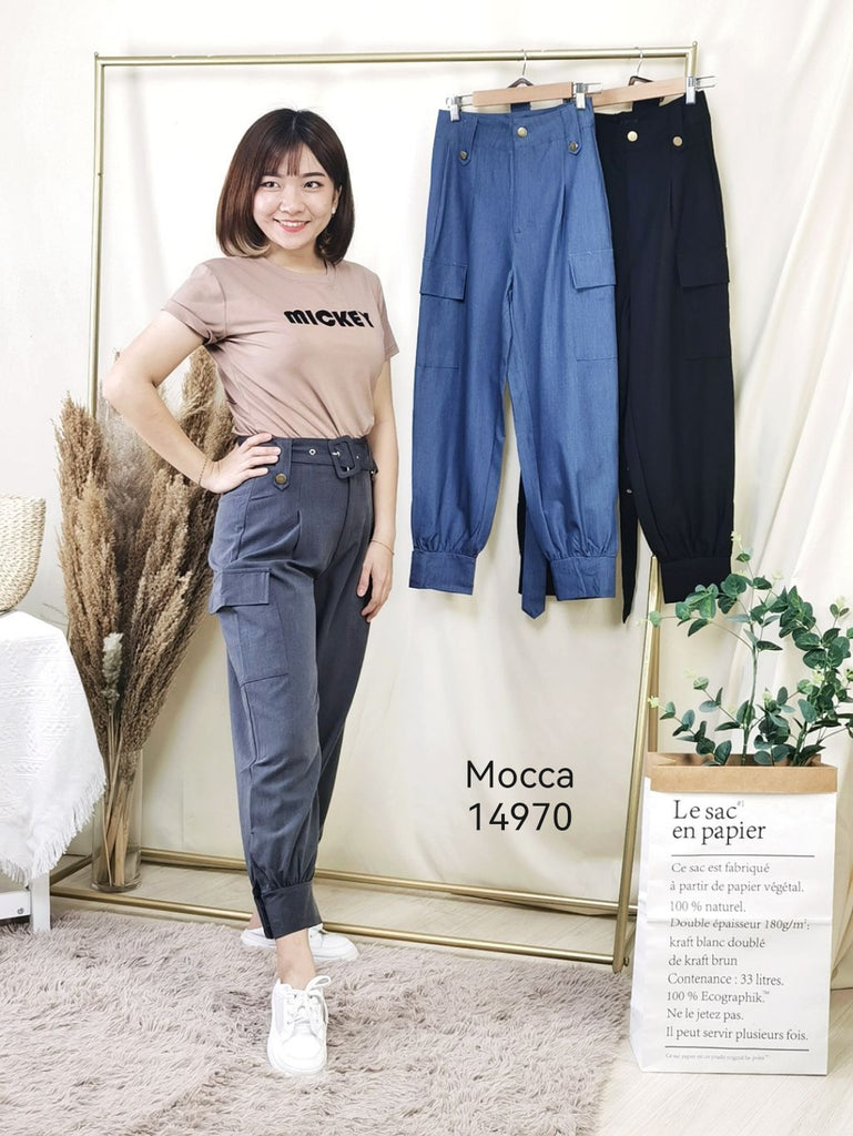 Premium Lady Long Pants 西装高腰哈伦长裤 (MO) 14970