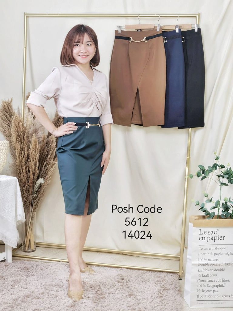 Premium OL Skirt 高腰开叉OL半身裙 (PC) 14024/5612