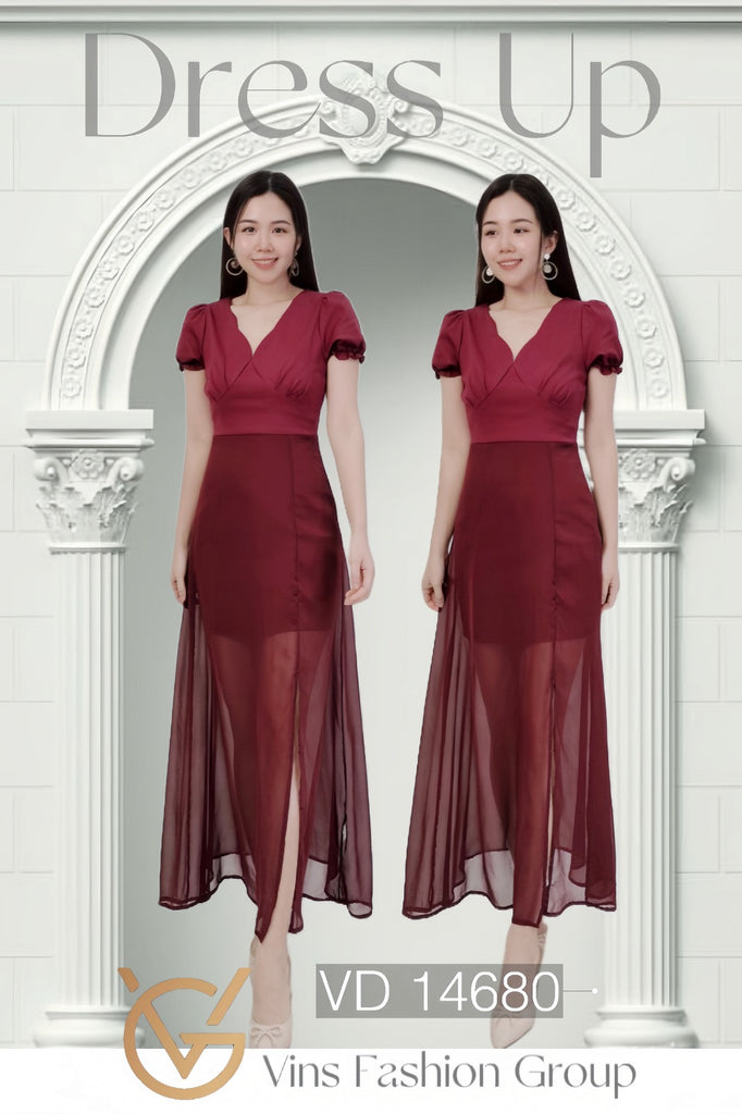 Premium Lady Dress 绝美半透网纱长裙 (DR) VD14680
