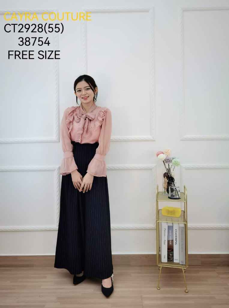 Premium Lady Top 甜美玻璃纱上衣 (CR) CT2928/38754